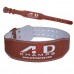 ARD Weight Lifting Belts, Split Leather 4" Black